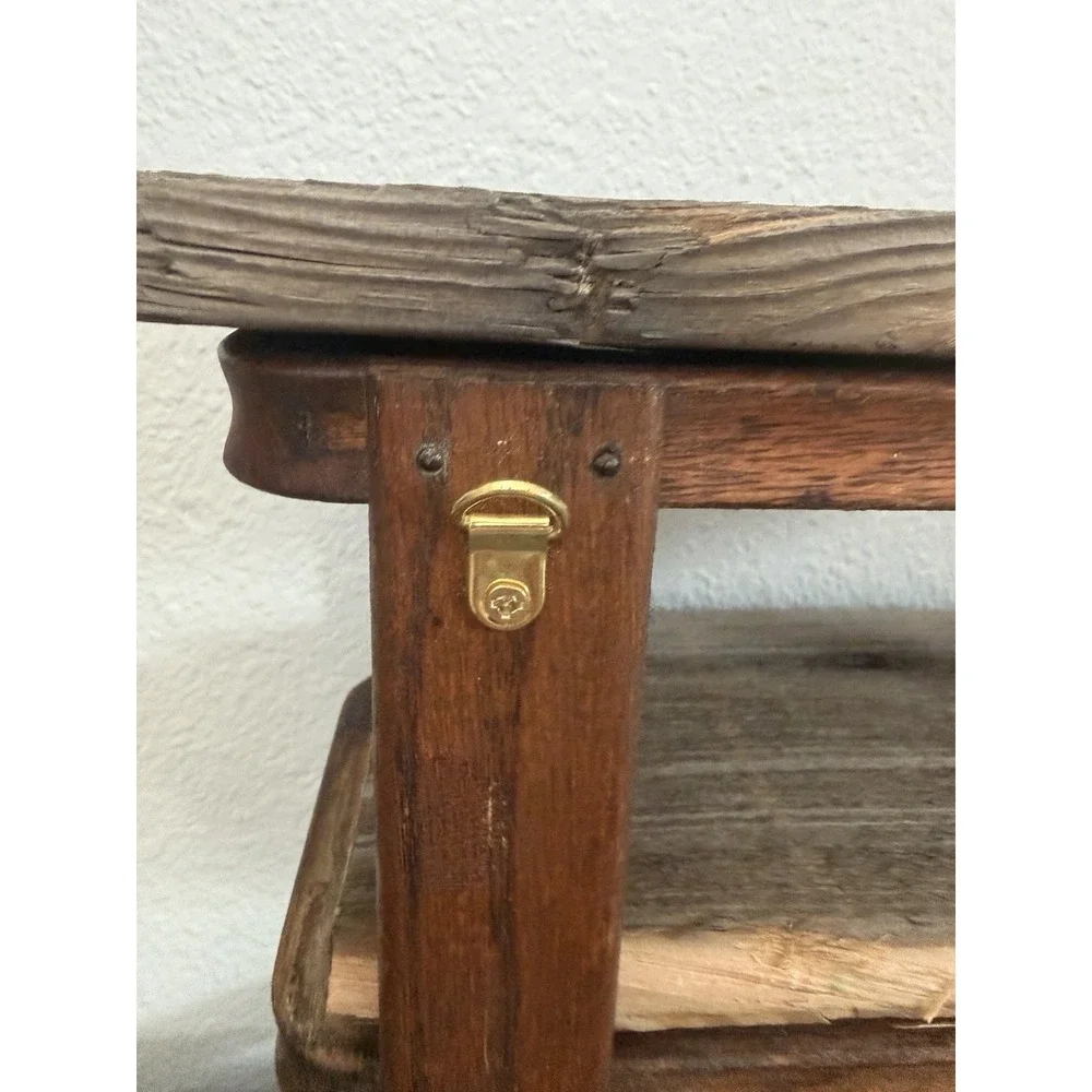 Vintage Rustic Country Farmhouse Singer Drawer Repurposed Wood Shelf Wall Mount